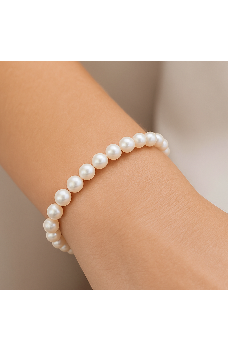 Donatello Gian Shell Pearl Jewelry Set, Alternate, color, White