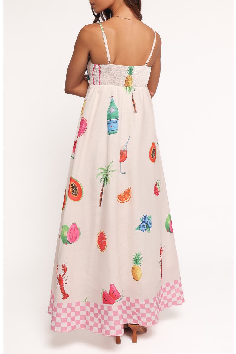 Brea Printed Maxi Sundress, Alternate, color, TUTTI FRUITTI