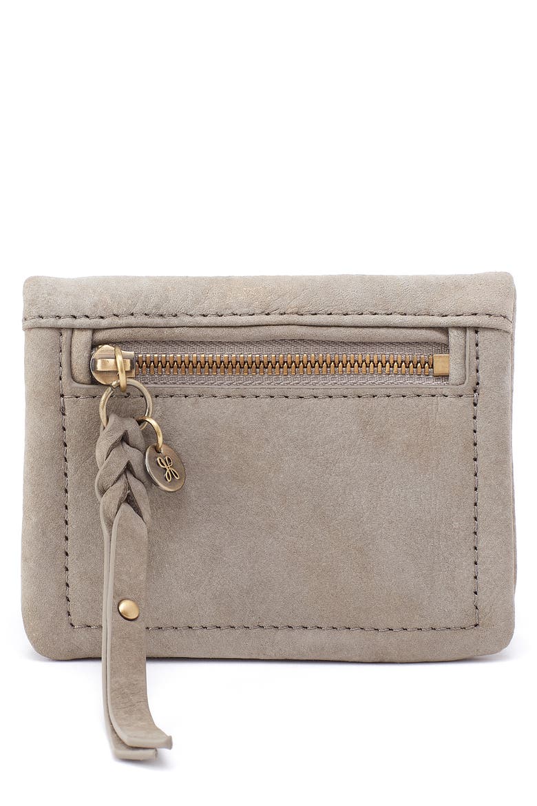 Lumen Mini Leather Wallet, Main, color, GOLDEN GRANITE