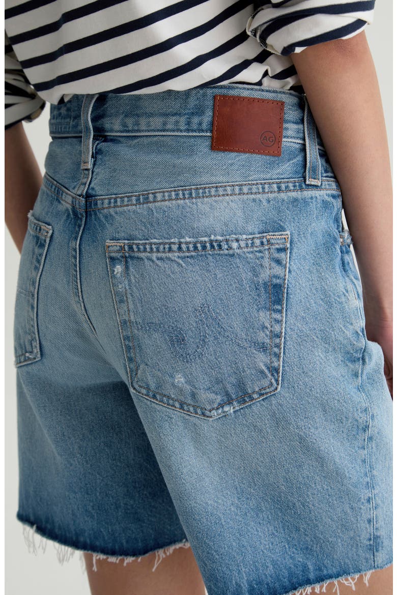 Ex-Boyfriend Mid Thigh Denim Cutoff Shorts, Alternate, color, SIERRA MEADOW