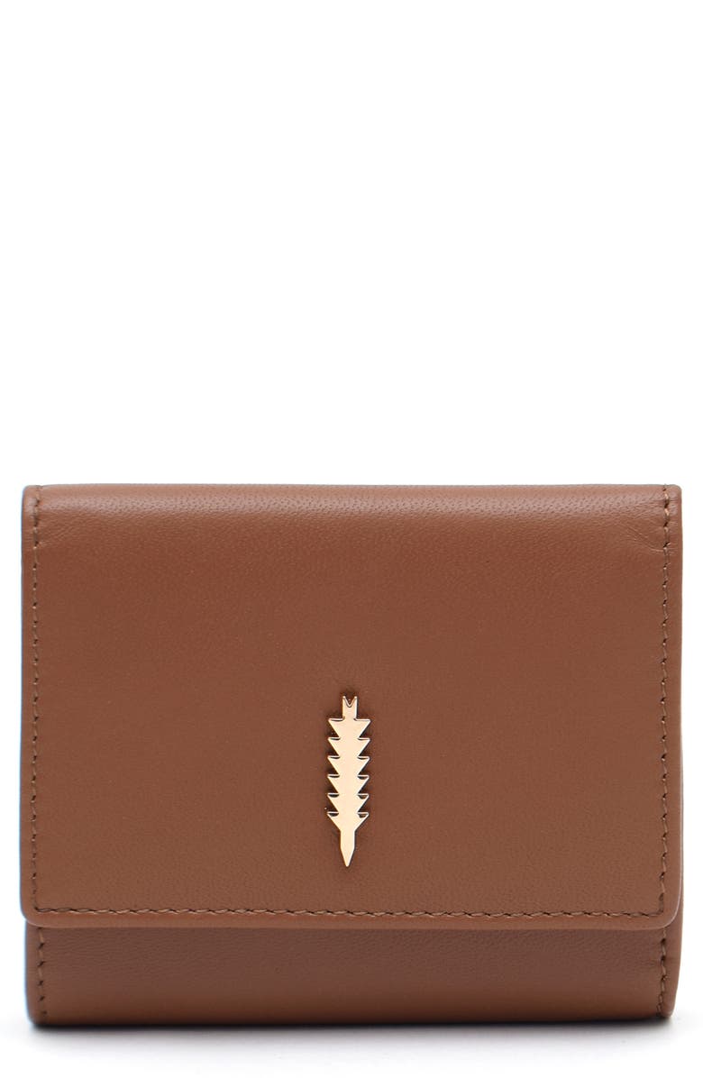 Thacker Skylar Leather Wallet, Main, color, Fawn