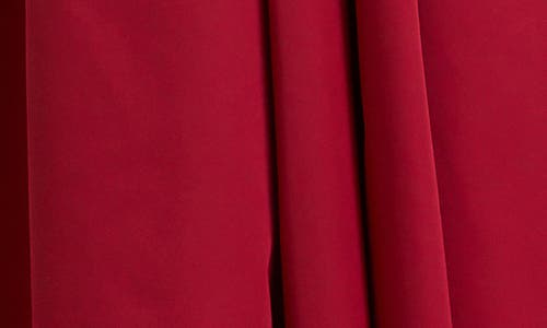 Freemarket Fit & Flare Midi Dress In Burgundy