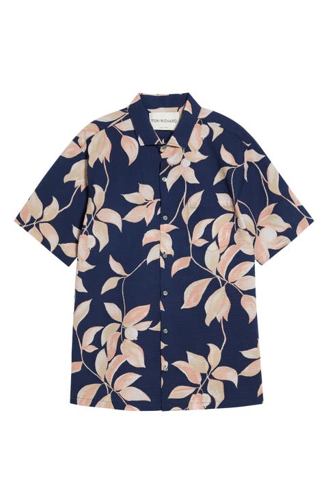 Fresco de Cas Short Sleeve Button-Up Shirt