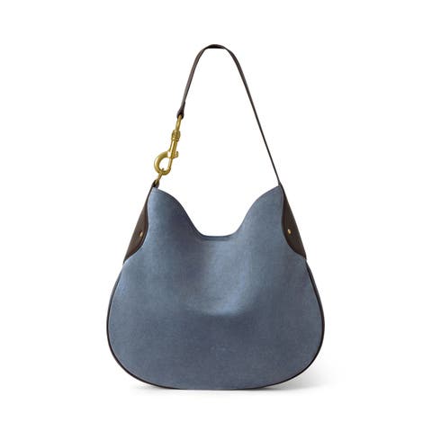 Hackney Suede Shoulder Bag