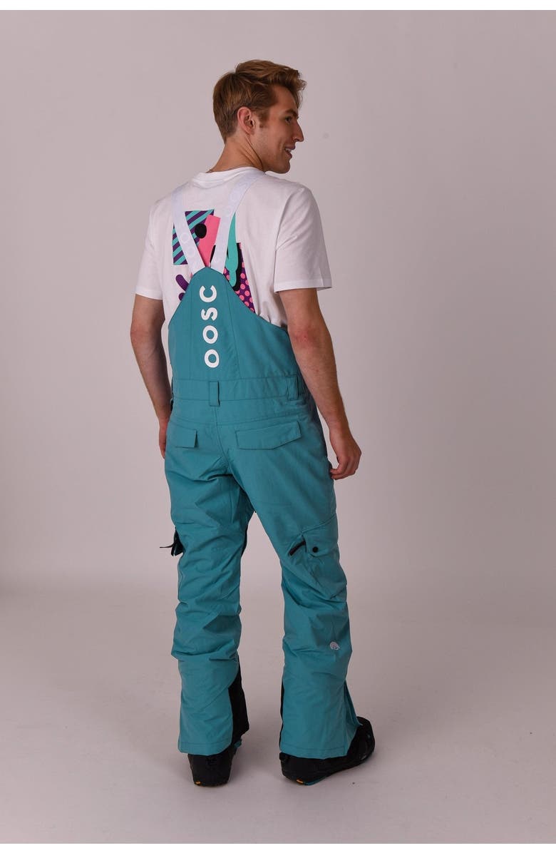 OOSC Yeh Man Bib Pant - Teal, Alternate, color, 