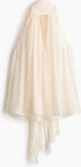 H&M Scarf-collar Chiffon Top
