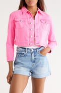L'AGENCE Koda Crop Denim Jacket