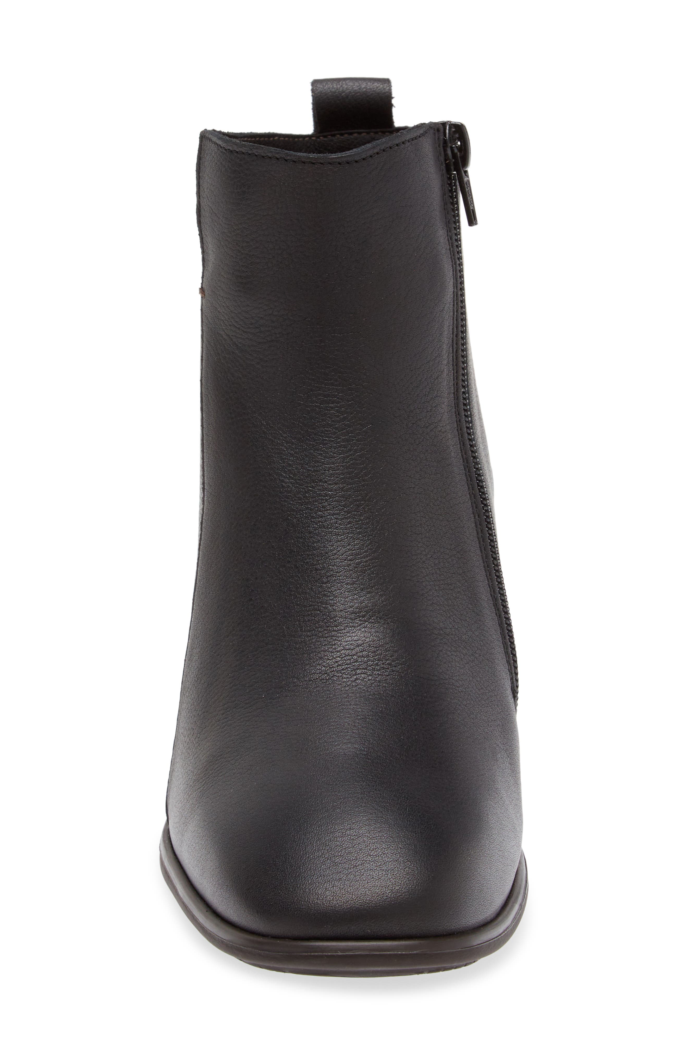 Naot Ethic Bootie, Alternate, color, Soft Black Leather