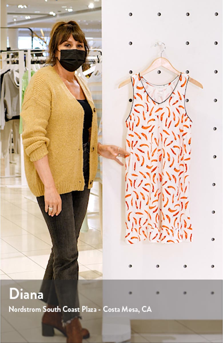 Ruffle Hem Jersey Chemise, sales video thumbnail