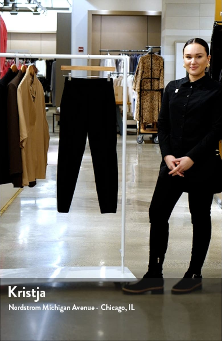 High Waist Straight Leg Ponte Pants