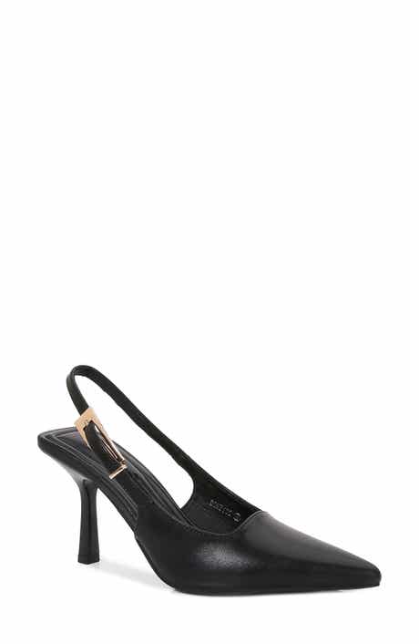 BERNESS Pointed Toe Slingback Pump