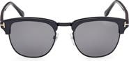 TOM FORD 53mm Browline Square Sunglasses