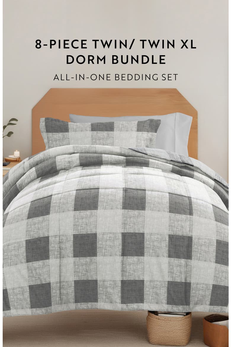 Ultimate College Essentials Bedding Bundle., Alternate, color, GRAY