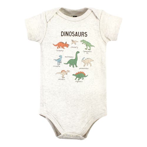 Hudson Baby Five-piece Set Of Cotton Infant All-in-one Bodysuits In Brown