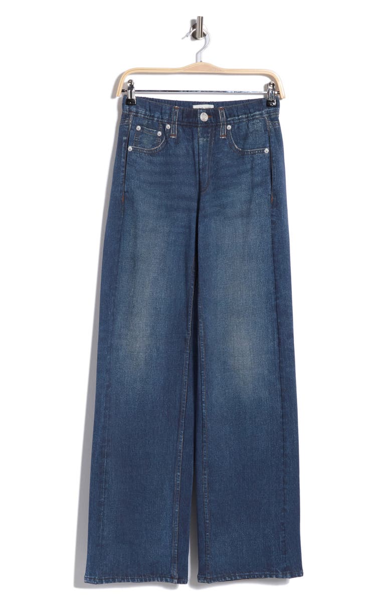 rag & bone Stormy High Waist Trouser Jeans, Main, color, Clinton
