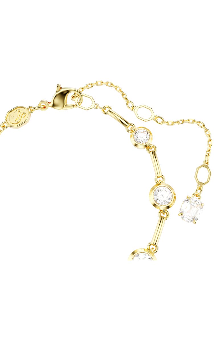 Swarovski Imber Space Out Bracelet, Alternate, color, White/ Gold