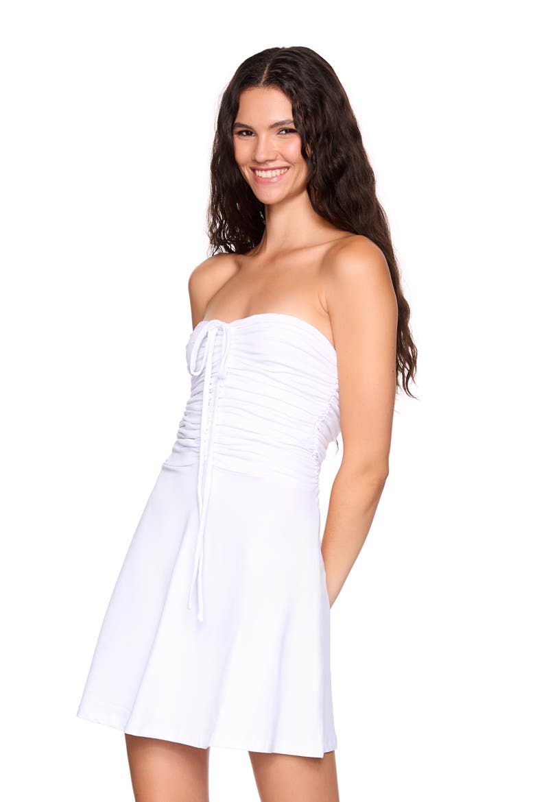 Ruched Convertible Minidress, Alternate, color, SUGAR