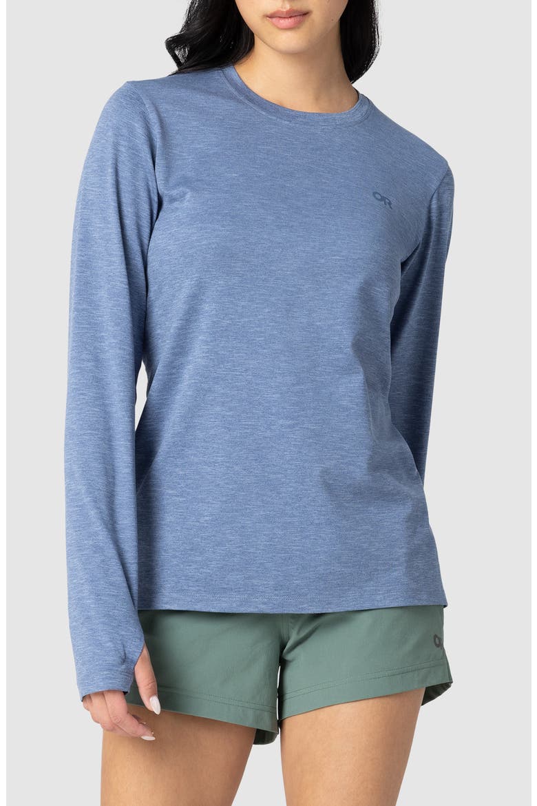 ActiveIce Spectrum Sun Long Sleeve T-Shirt, Main, color, ASCENT BLUE HEATHER