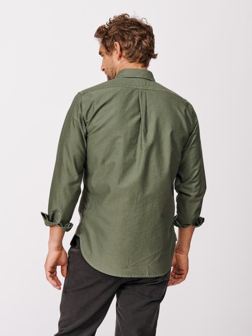 Aubin Aldridge Oxford Button Down Shirt In Green