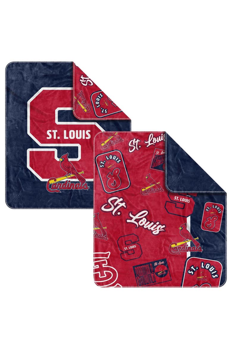 St. Louis Cardinals 50" x 60" Dream Weave Throw Blanket, Main, color, Red