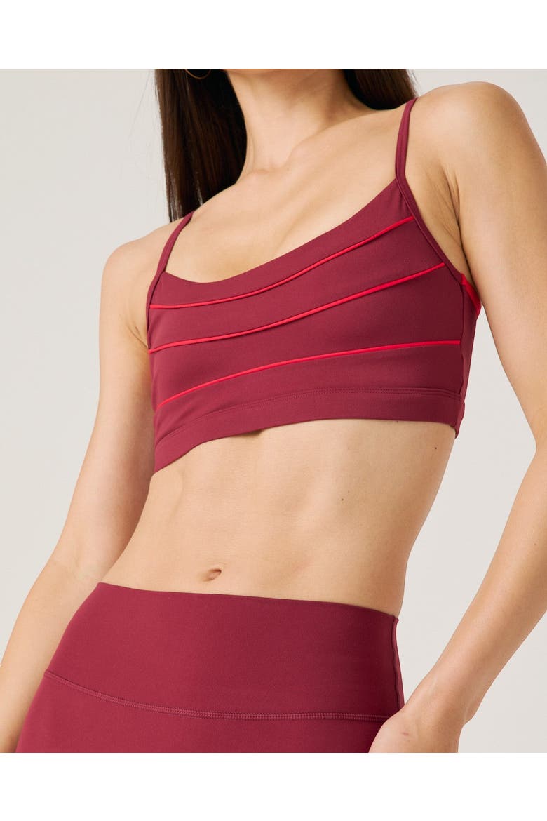 Ligne Sports Bra, Main, color, Cabernet