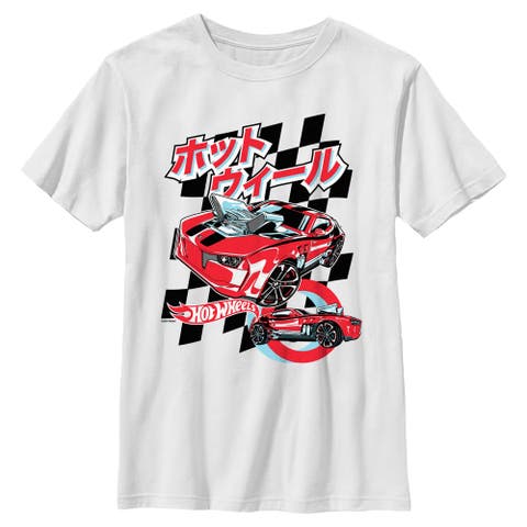 Boys Hot Wheels Futuristic Twinduction T Shirt