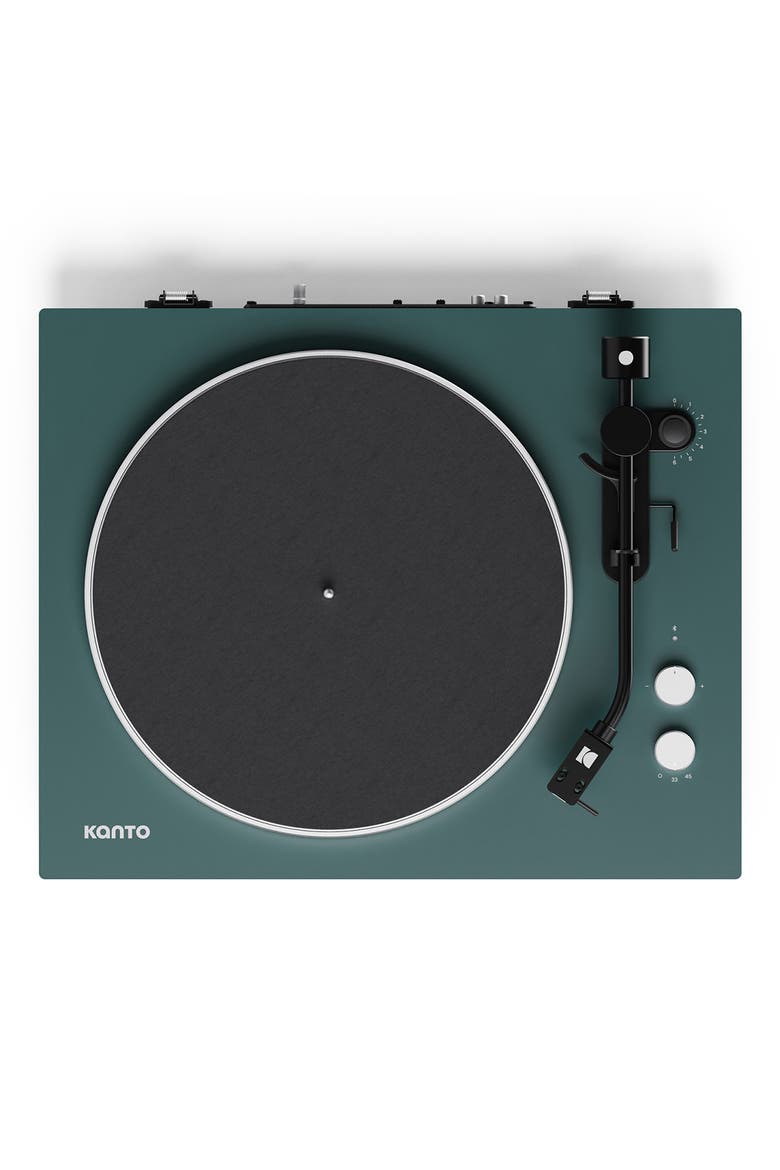 OBI3 Bluetooth 5.3 Turntable with Built-In Preamp, Alternate, color, Green