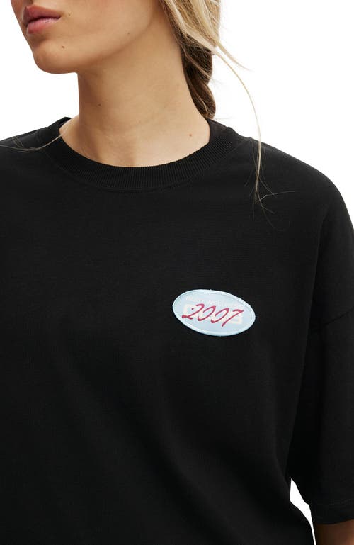 Cotton On Body Active Graphic Tee In Black