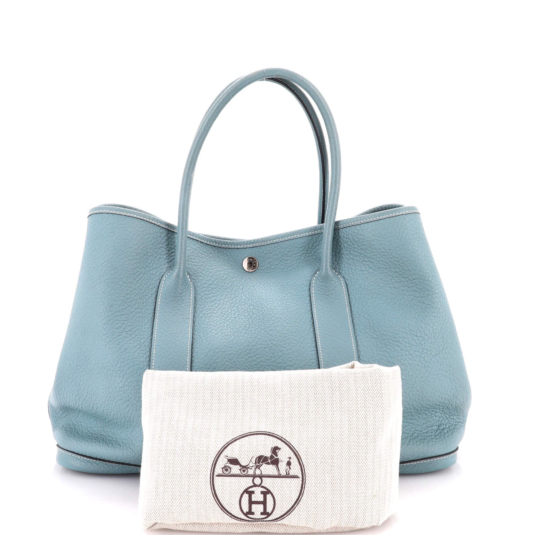 Garden Party Tote Leather 36, Alternate, color, Blue