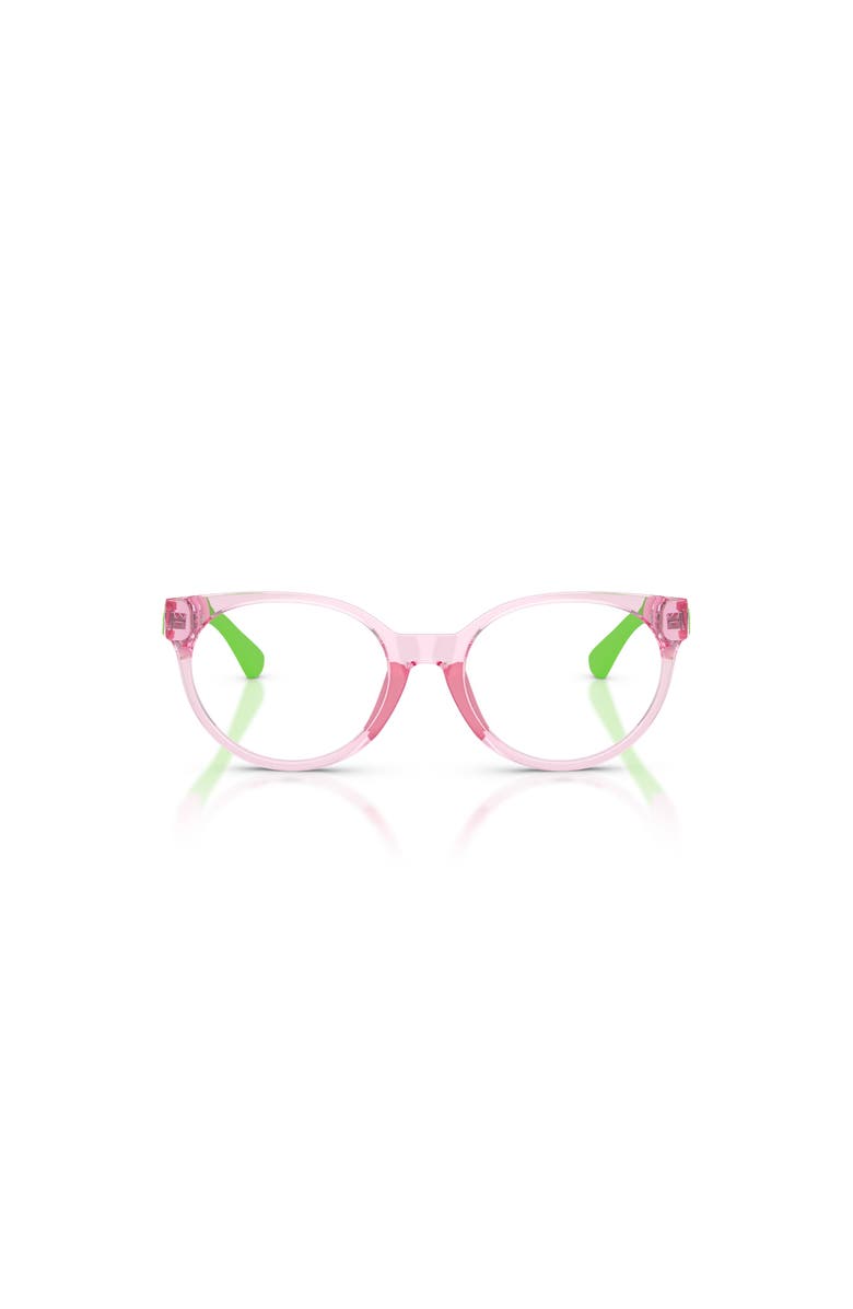 Polo Ralph Lauren 49mm Phantos optical glasses, Alternate, color, Pink/ Green