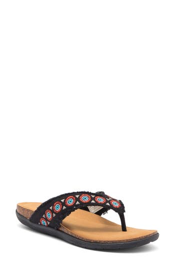 Mykos Jovie Flip Flop In Black