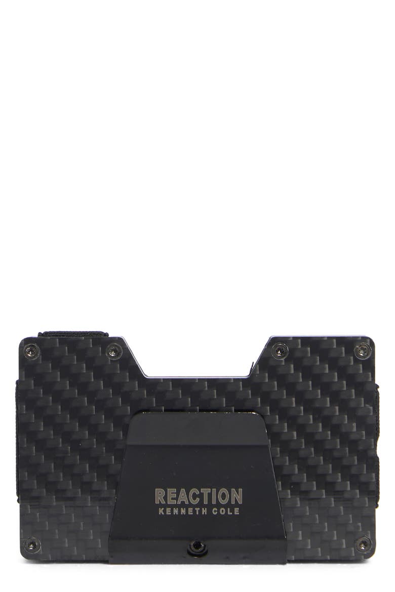 Carbon Fiber Hardside Card Case, Main, color, BLACK