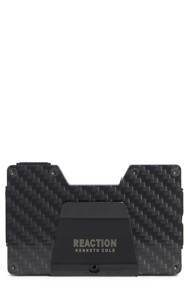 Kenneth Cole Carbon Fiber Hardside Card Case, Main, color, Black