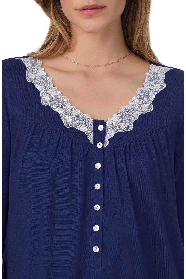 Long Sleeve Ballet Nightgown, Alternate, color, NAVY