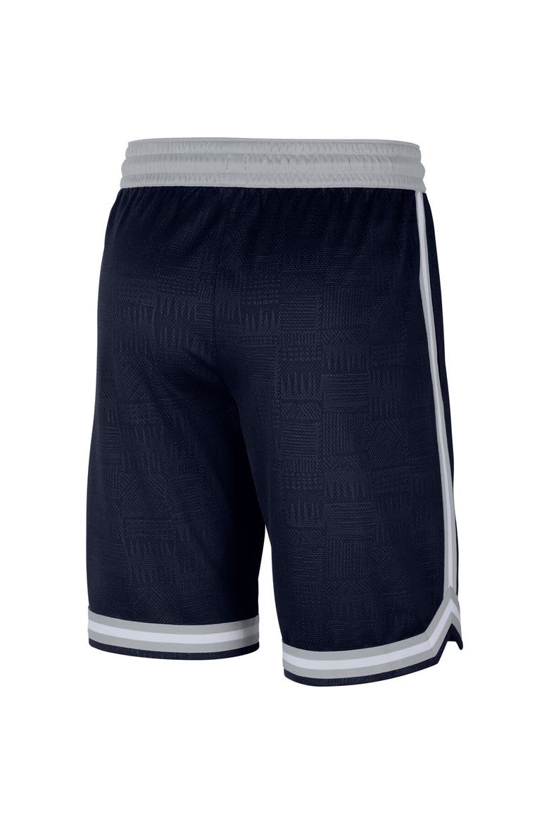 Men's Jordan Brand Navy Georgetown Hoyas Replica Performance Basketball Shorts, Alternate, color, Navy