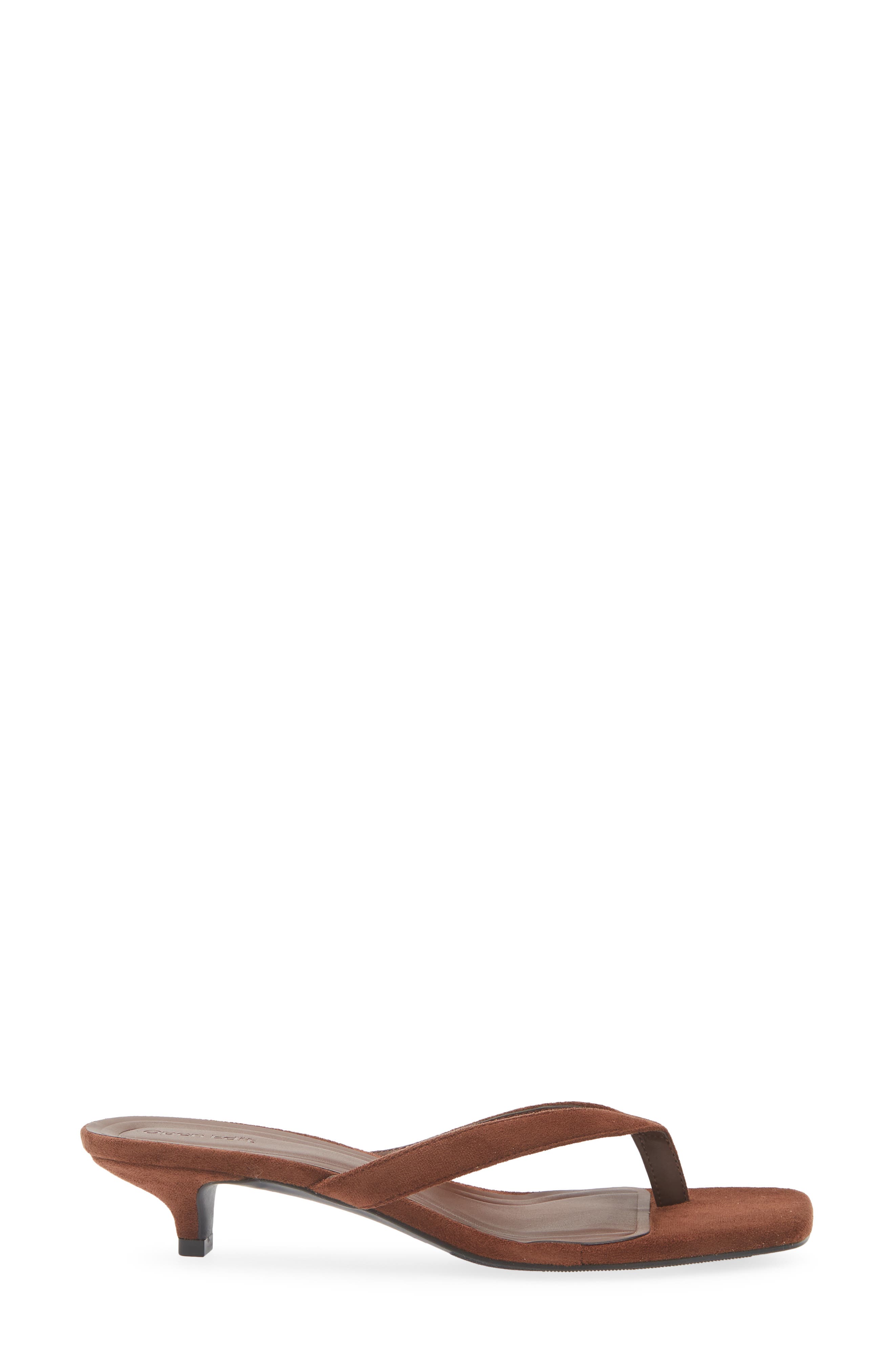 Tori Kitten Heel Sandal, Alternate, color, BROWN MOCHA
