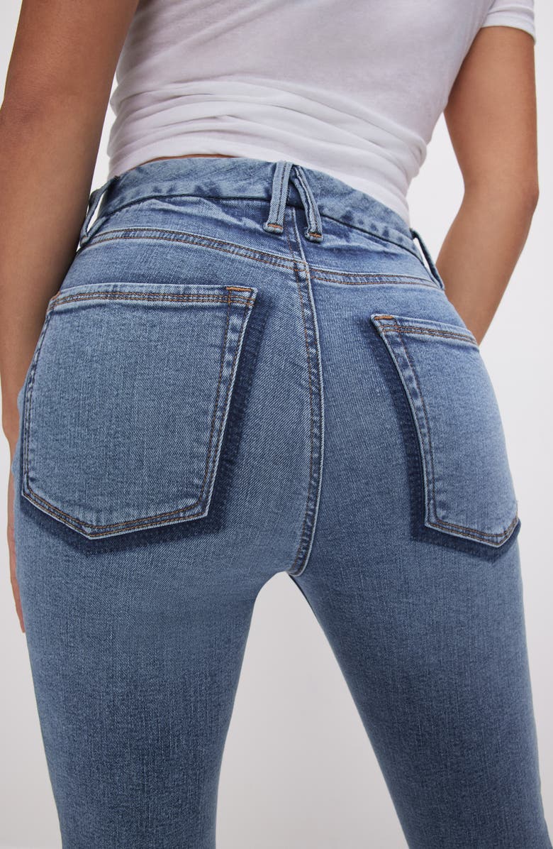 Good American Good Legs Skinny Jeans, Alternate, color, Indigo611