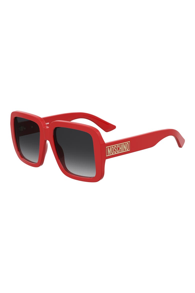 55mm Gradient Square Sunglasses, Alternate, color, 0C9A-9O