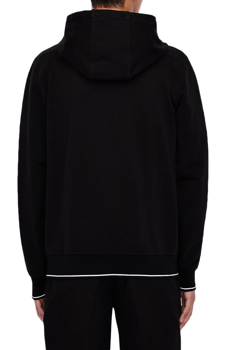Armani Exchange Logo Zip Hoodie, Alternate, color, 