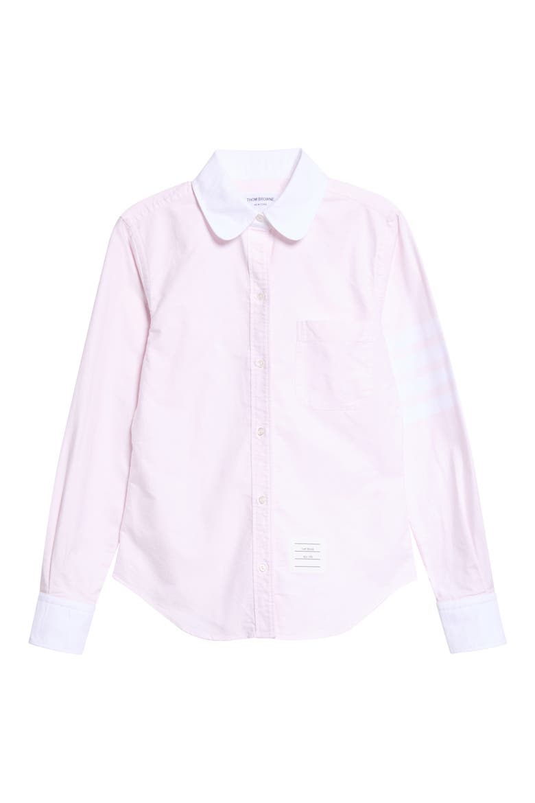 Classic Fit 4-Bar Cotton Oxford Button-Up Shirt, Main, color, LIGHT PINK