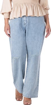 Standards & Practices Subtle Distressed Boyfriend Jeans