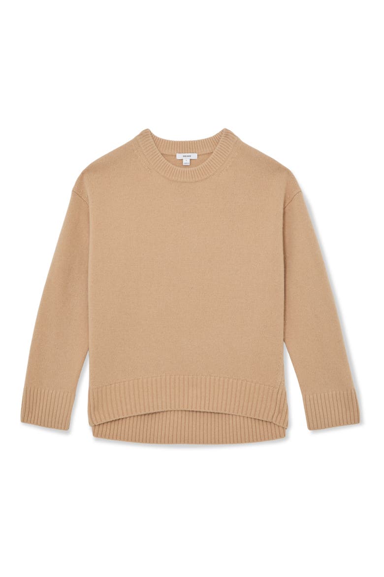 Ella Wool & Cashmere Sweater, Alternate, color, CAMEL