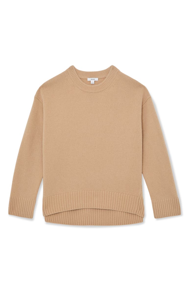 Reiss Ella Wool & Cashmere Sweater, Alternate, color, Camel