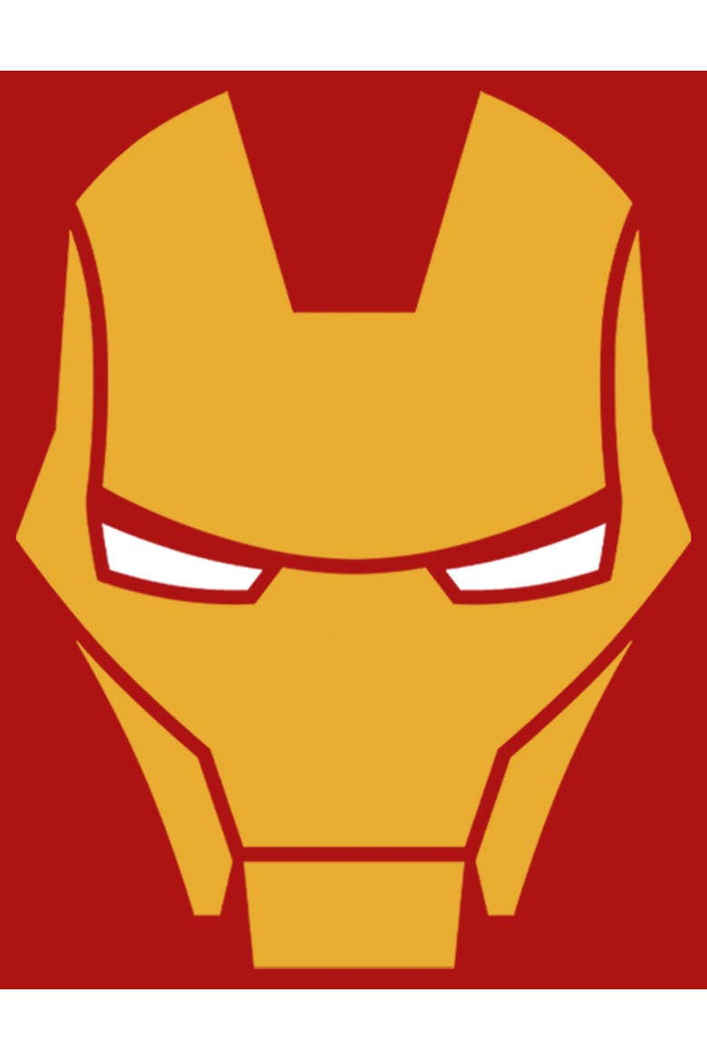 Boy's Marvel Iron Man Helmet  Graphic T-Shirt, Alternate, color, Red