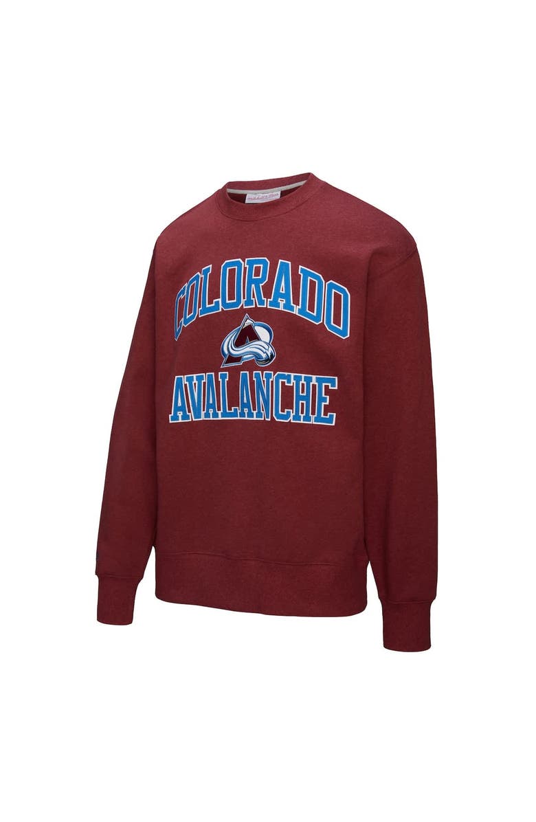 Mitchell & Ness Men's Mitchell & Ness Burgundy Colorado Avalanche Playoff Win Fleece Pullover Sweatshirt, Alternate, color, Burgundy
