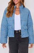 VICI Collection Chill Out Denim Quilted Puffer Jacket