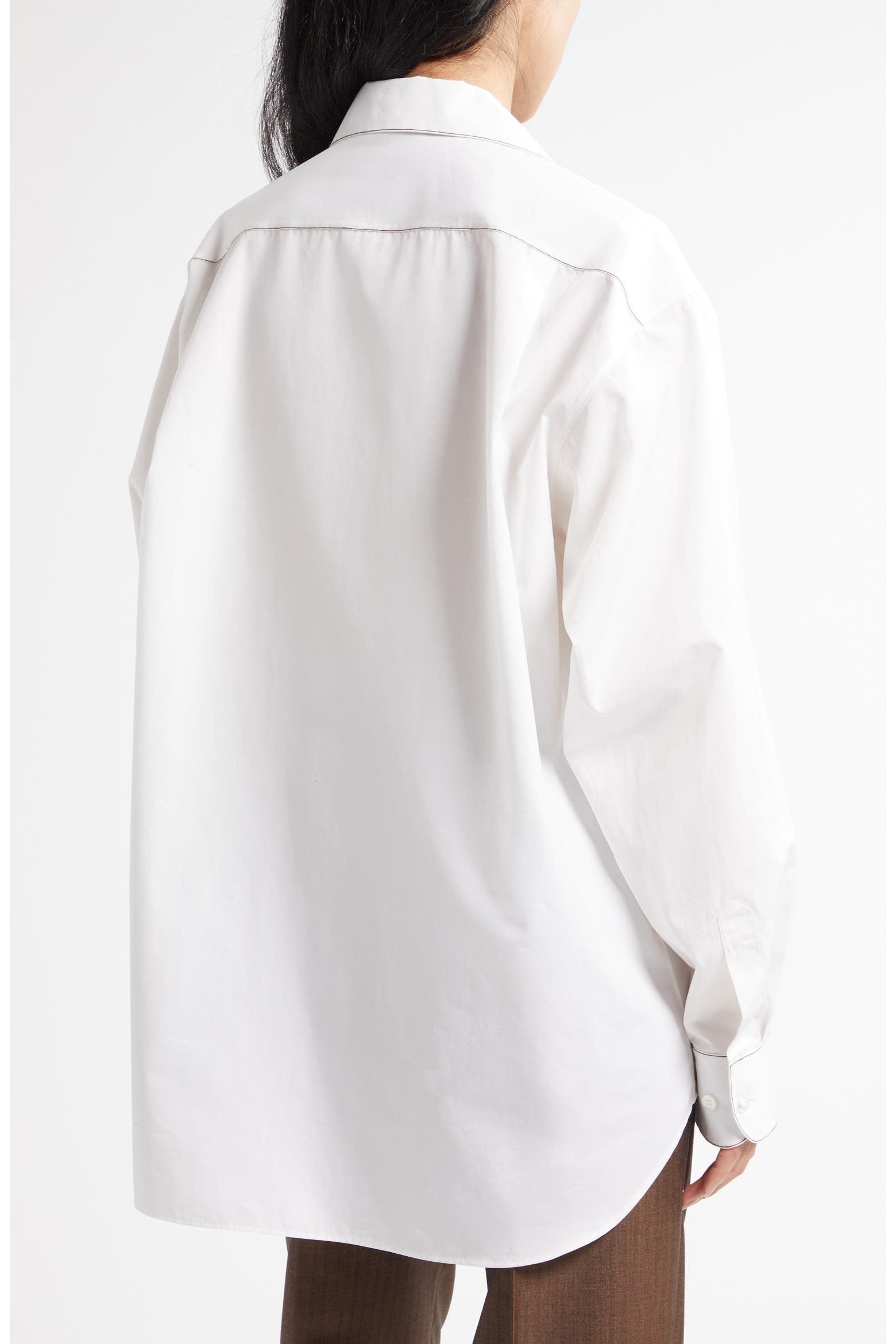 Lower Core Rpowing The Row Ashlin Cotton Poplin Button-Up Shirt (Women) | Nordstrom
