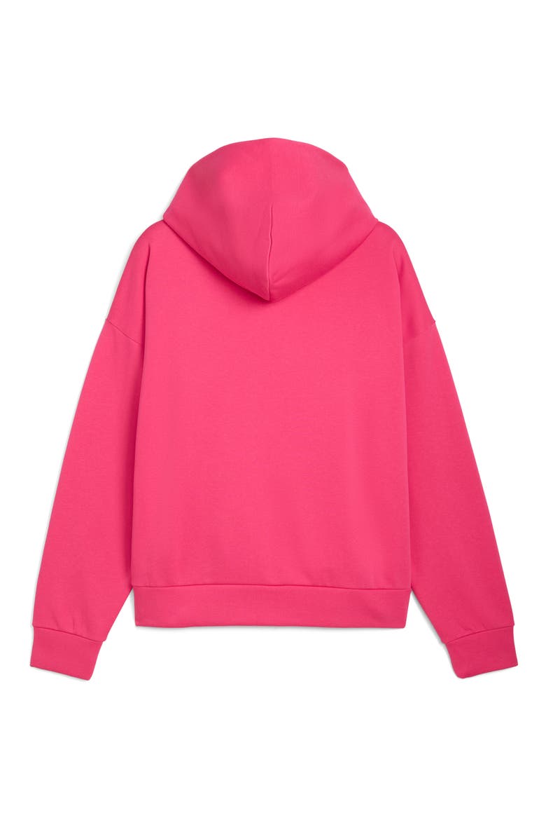 Boxy Essentials Hoodie, Alternate, color, PUMA PINK