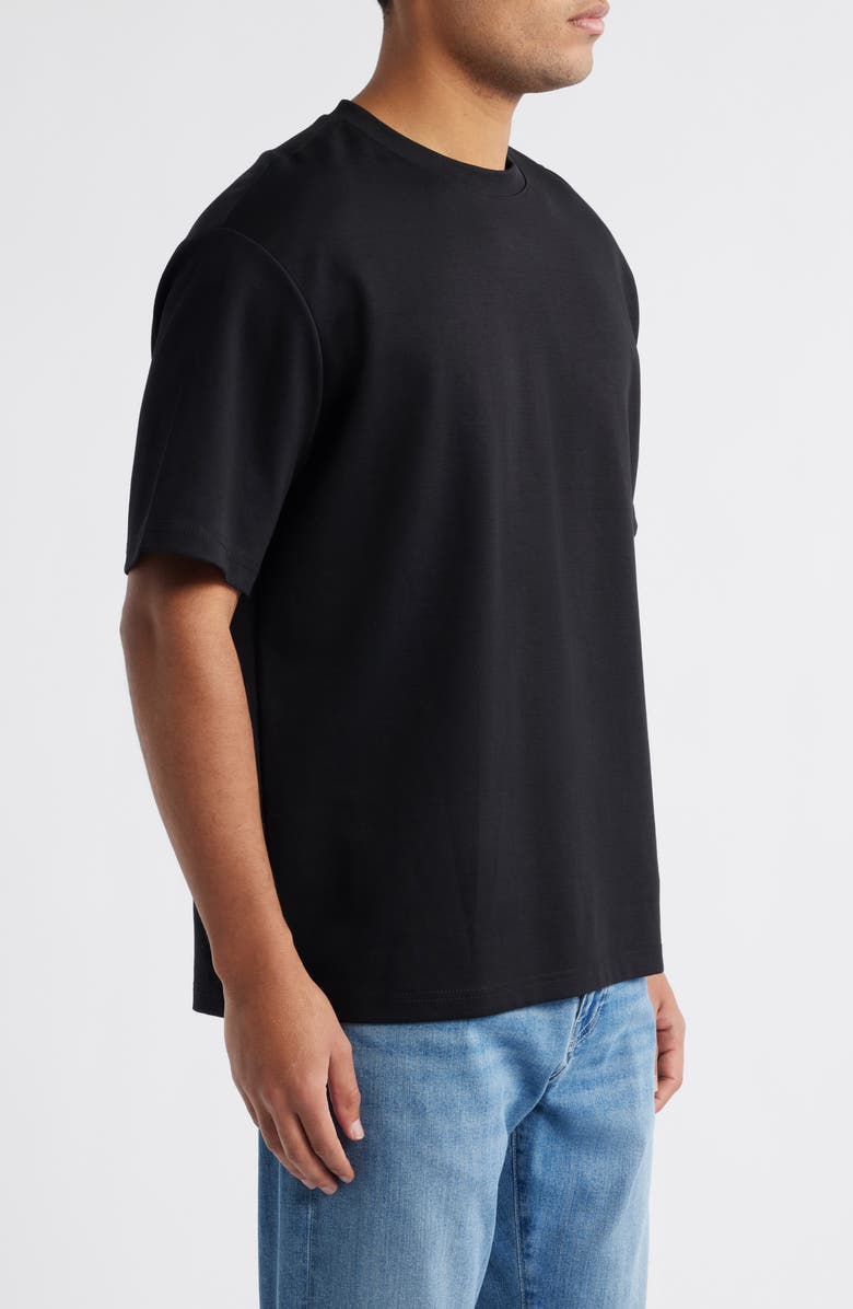 Mavi Jeans Stretch Cotton T-Shirt, Alternate, color, Black