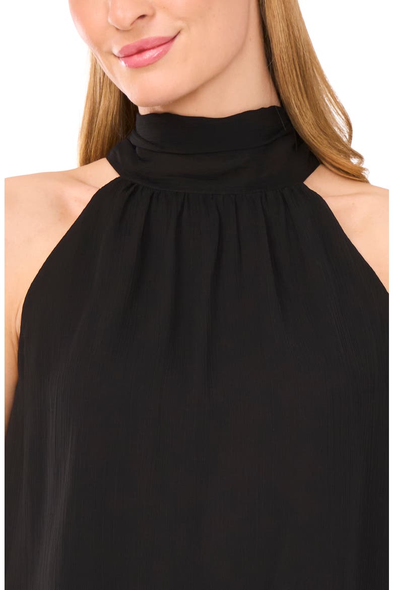 Halter Neck Yoryu Top, Alternate, color, RICH BLACK